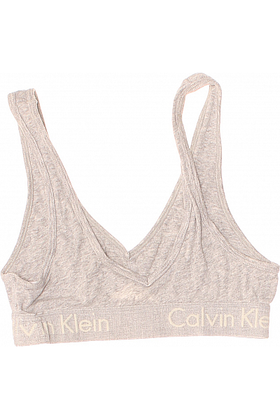 Dámské Prádlo Sportovní Podprsenka Šedá Calvin Klein Vel. S