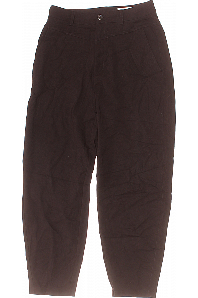 S.OLIVER Dámské Kalhoty S Vysokým Sedem Černé Vel. W36