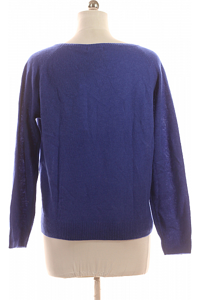 Zwei Dámský Svetr Kašmírový Modrý Vel. L