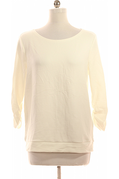  Halenka Jednobarevná Bílá TOM TAILOR Second Hand Vel. L