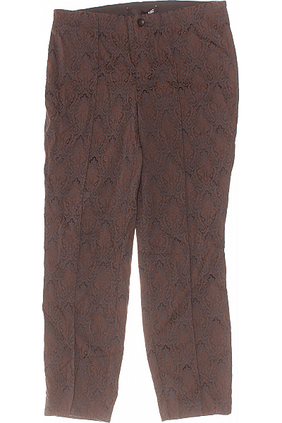 Dámské Kalhoty Rovné Hnědé MAC