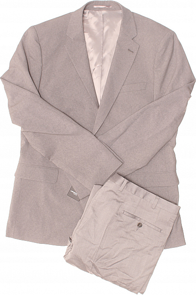 Pánský Komplet Vlněný Šedý Vel. 56