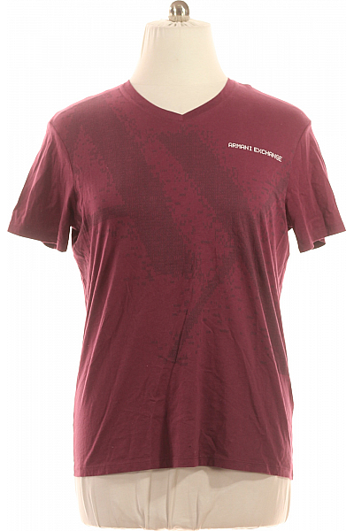 Pánské Tričko Vínová ARMANI Vel. XL