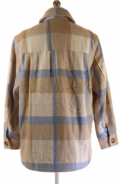 Krátký Dámský Kabát Barevný Second hand Vel. XS