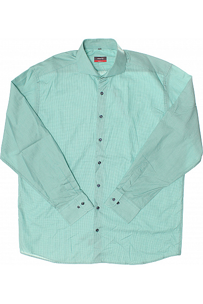 Pánská Košile Zelená ETERNA Second hand Vel. 43