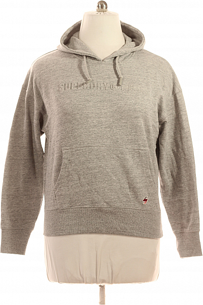 Dámská Mikina Bez Zapínání Šedá SUPERDRY Vel.  44