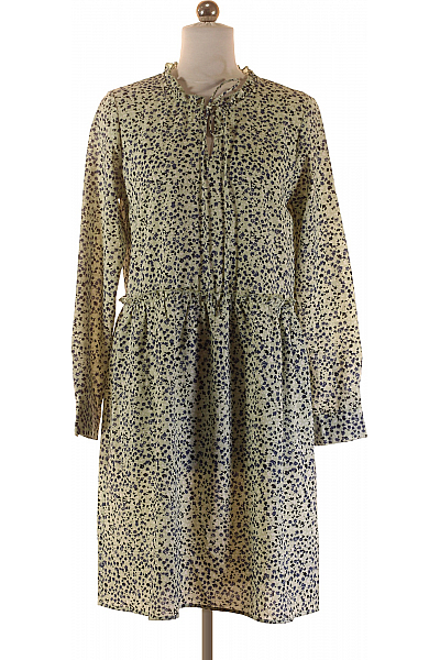  Šaty s Květinovým Potiskem Barevné Vel. 36