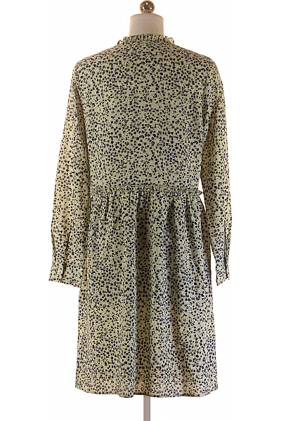  Šaty s Květinovým Potiskem Barevné Vel. 36