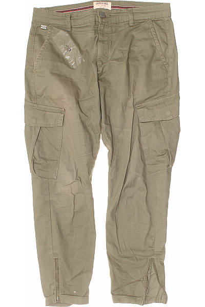 Dámské Kalhoty Kapsáče Zelené Vel. 33