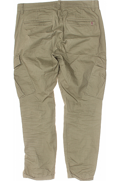 Dámské Kalhoty Kapsáče Zelené Vel. 33