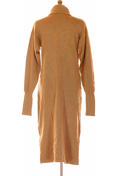 Boohoo  Šaty Pletené Hnědé Vel. S