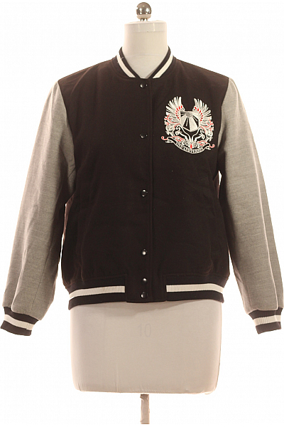 Dámská Přechodné Bundy Černá Second Hand