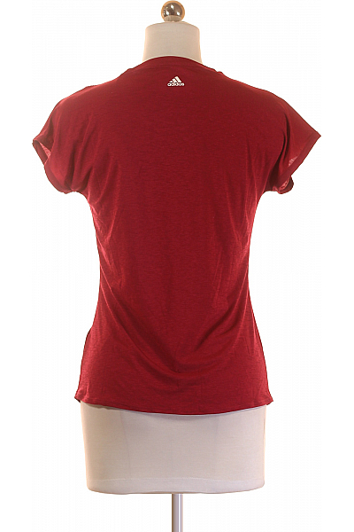 Dámské Tričko Vínová ADIDAS Vel. XS