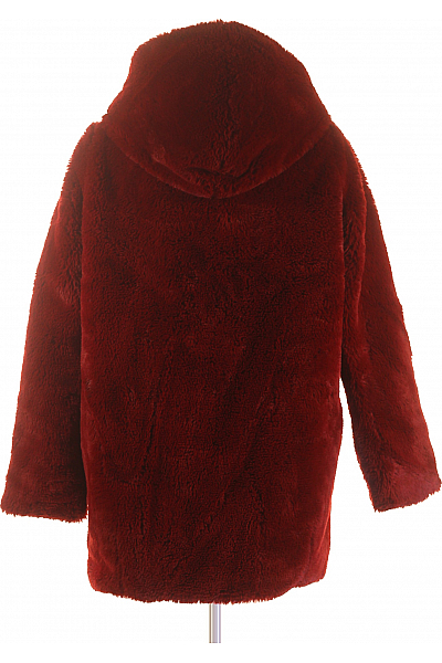 Dámský Kožich Vínový Vel. 34