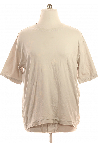 COTTON CANDY Jednoduché Pánské Tričko Šedé Second Hand Vel. L