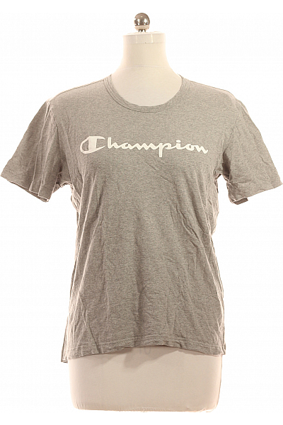 Jednoduché Dámské Tričko Šedé Champion Vel. M