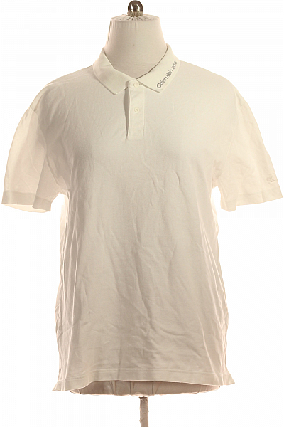 Calvin Klein Pánské Tričko Bílé Vel. L