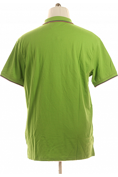 U.S.POLO ASSN. Pánské Tričko s Límečkem Zelené Vel. XXL