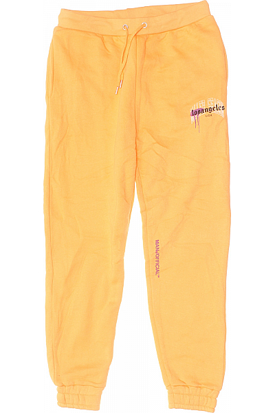 Boohoo Dámské Tepláky Oranžové Vel. L