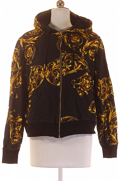 VERSACE Dámská Mikina Rozepínací Černá Vel.  34