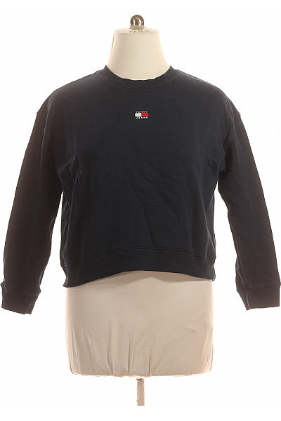 TOMMY HILFIGER Dámská Mikina Bez Zapínání Modrá Vel. XL