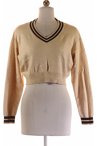 Dámský Svetr Béžový Shein Vel. S Dámský Svetr Béžový Shein Vel. S