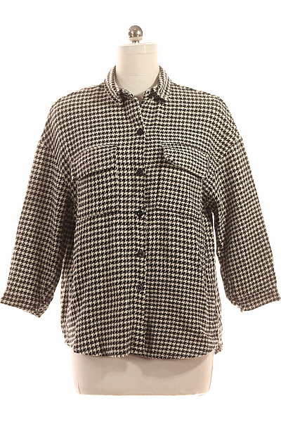 Dámský Kabát Černobílý LORENZO 