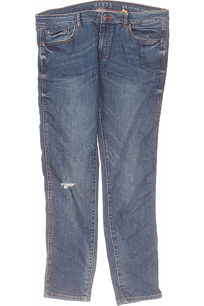 ZARA Roztrhané Dámské Džíny Modré Outlet Vel.  44