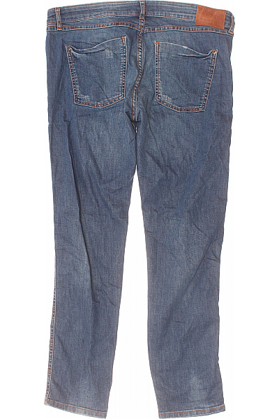 ZARA Roztrhané Dámské Džíny Modré Outlet Vel.  44