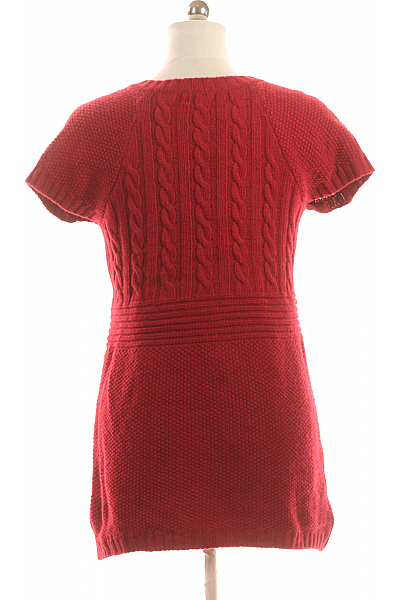 Dámský Cardigan Vlněný Červený Maas Vel. 38