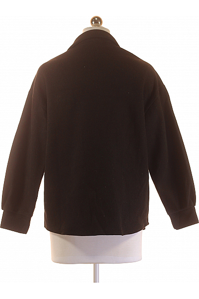 Krátký Dámský Kabát Černý Shein Second hand Vel. 36