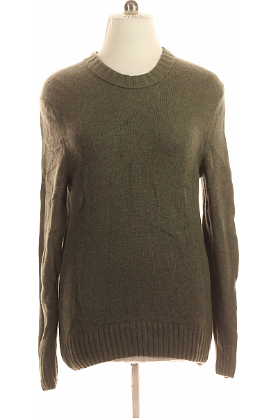 Dámský Svetr Kašmírový Zelený Windsor. Vel. L