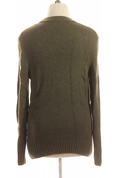 Dámský Svetr Kašmírový Zelený Windsor. Vel. L