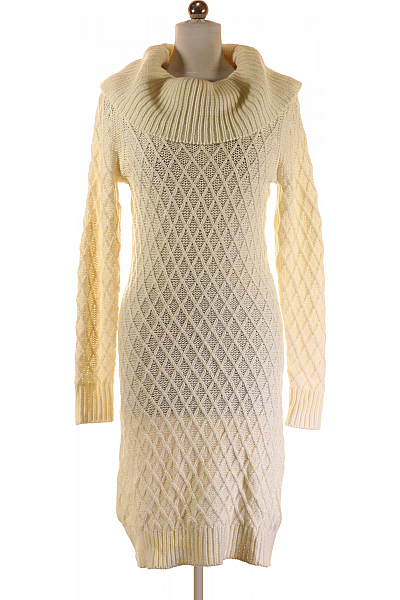 BONPRIX Šaty Bílé Vel. 32/34