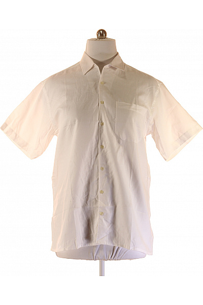 Pánská Košile Jednobarevná Bílá Tchibo Vel. 41/42 | Tchibo | obrázek 2