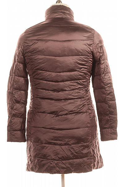 Prošívaná Dámská Bunda Vínová Esmara Second hand Vel. L