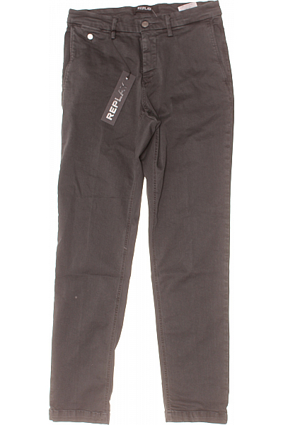 REPLAY Pánské Chino Kalhoty Šedé Second Hand Vel. 29/30