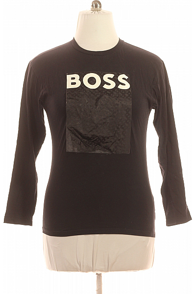 Chlapecké Tričko Černé Hugo Boss