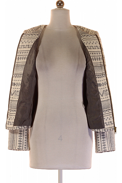 Teplé Dámské Sako Béžové Vel.  34