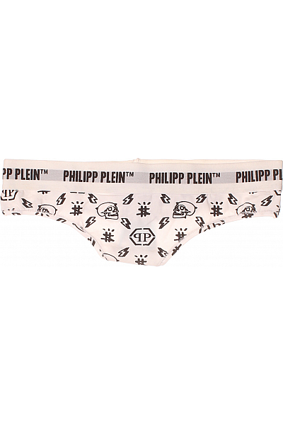  Kalhotky Bavlněné Bílé PHILLIP PLEIN
