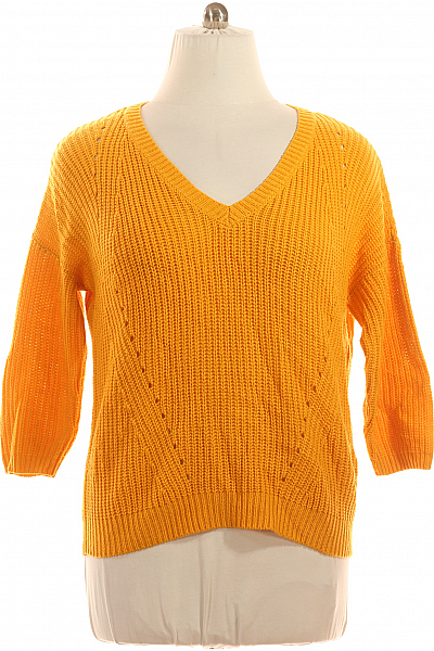 Dámský Svetr Žlutý Vel. L Dámský Svetr Žlutý Vel. L