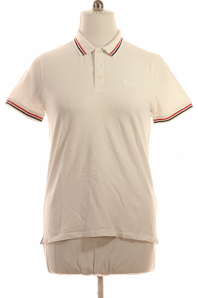 Pánské Tričko S Límečkem Bílé Cavallo Vel. L