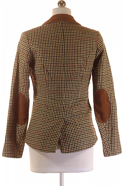 Teplé Dámské Sako Hnědé Vel. 34