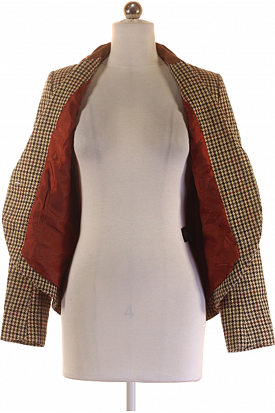 Teplé Dámské Sako Hnědé Vel. 34