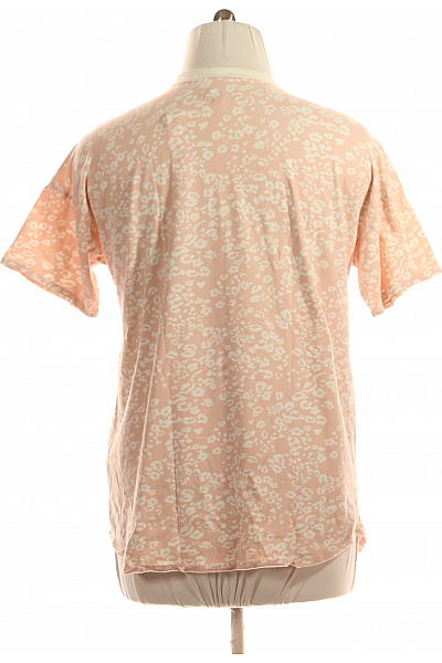 Donna Karan Dámské Tričko Růžové Vel. L