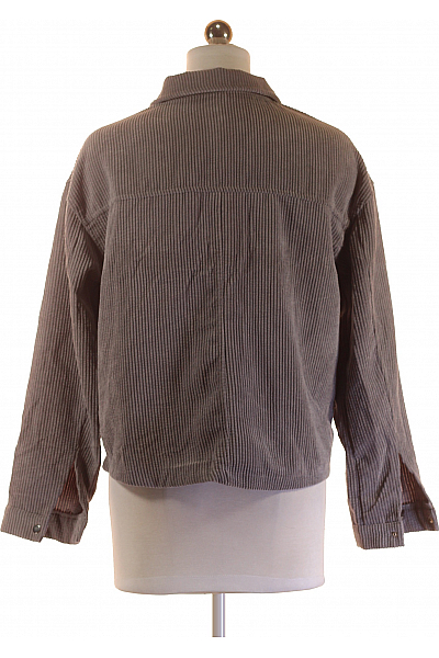 Krátký Dámský Kabát Šedý Shein Second hand Vel. XS