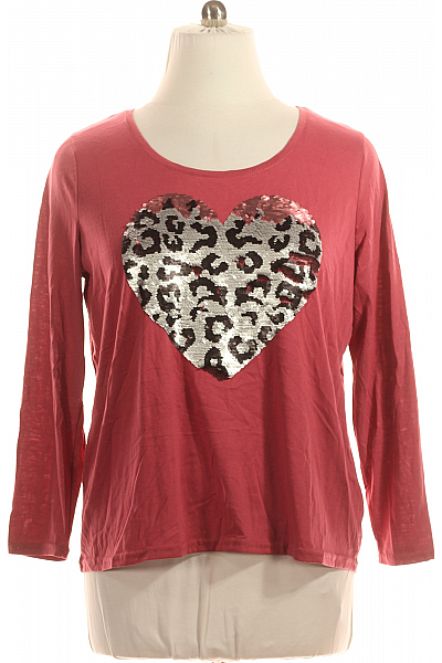 Gina Dámské Tričko S Potiskem Fialové Vel. 48/50