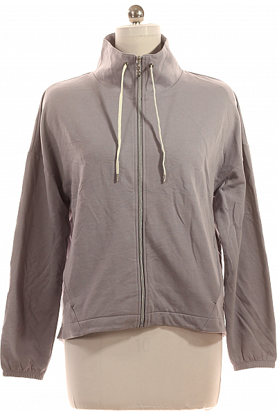 Dámská Mikina Rozepínací Šedá Second Hand
