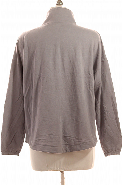 Dámská Mikina Rozepínací Šedá Second hand