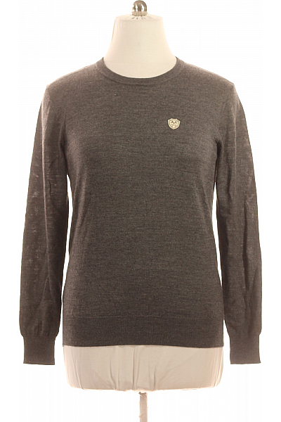 Pánský Svetr Šedý VERSACE Vel. M